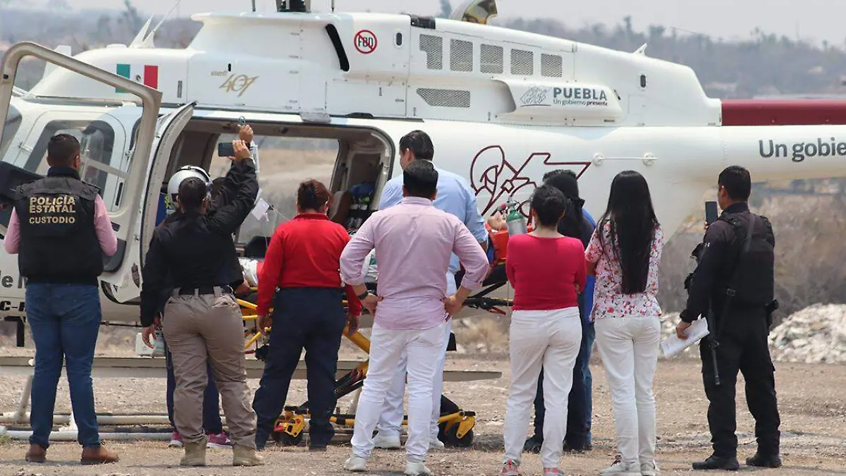 Debido a la gravedad, el paciente fue enviado a Puebla